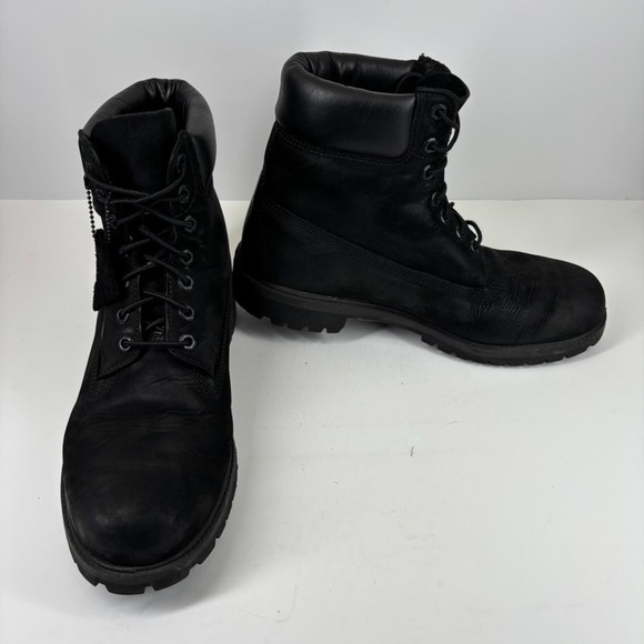 Timberland Premium 6-Inch Men\'s US 11M Black Nubuck Casual Waterproof Boots main image 5